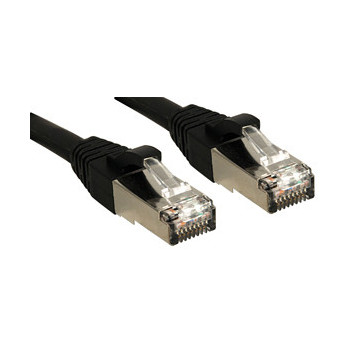 Lindy Cat.6 SSTP   S FTP PIMF Premium 2.0m kabel sieciowy Czarny 2 m