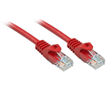 Lindy Rj45 Rj45 Cat6 10m kabel sieciowy Czerwony U UTP (UTP)