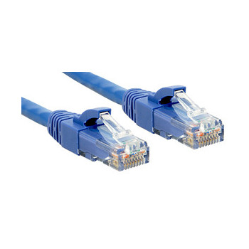 Lindy Cat.6 UTP Premium 10.0m kabel sieciowy Niebieski 10 m