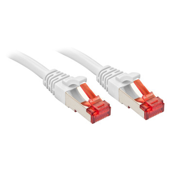 Lindy Rj45 Rj45 Cat6 0.3m kabel sieciowy Biały 0,3 m S FTP (S-STP)
