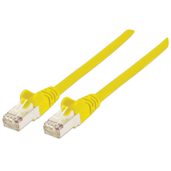 Intellinet 350532 kabel sieciowy Żółty 15 m Cat6a S FTP (S-STP)