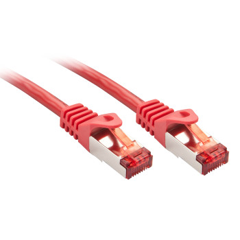 Lindy 47360 kabel sieciowy Czerwony 0,3 m Cat6 S FTP (S-STP)