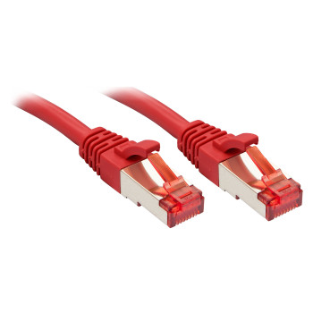 Lindy Rj45 Rj45 Cat6 0.3m kabel sieciowy Czerwony 0,3 m S FTP (S-STP)