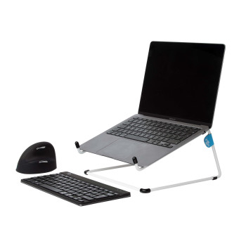 R-Go Tools RGOSC020W stojak na laptop Podstawka na notebooka Biały 55,9 cm (22")