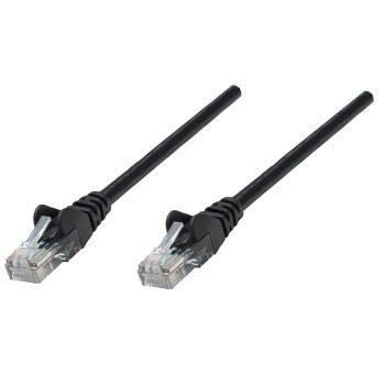 Intellinet 739795 kabel sieciowy Czarny 0,25 m Cat6 S FTP (S-STP)
