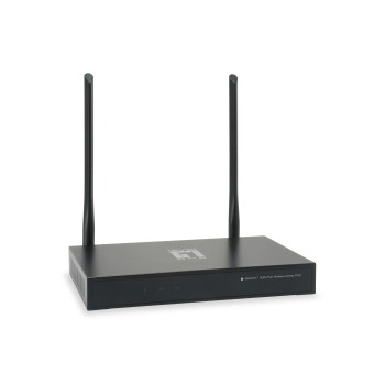 LevelOne WAP-6117 punkt dostępowy WLAN 300 Mbit s Czarny Obsługa PoE