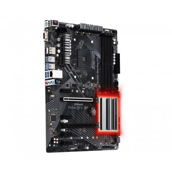Mainboard ASROCK AMD B450 SAM4 ATX 4xPCI-Express 2.0 1x 6xPCI-Express 3.0 16x 2xM.2 Memory DDR4 Memory slots 4 1x15pin D-sub 1xH