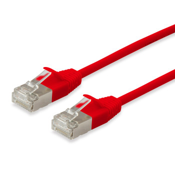 Equip 606142 kabel sieciowy Czerwony 0,25 m Cat6a F FTP (FFTP)