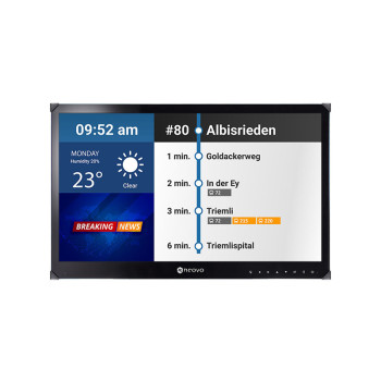 AG Neovo TBX-2201 Płaski panel Digital Signage 54,6 cm (21.5") LCD 250 cd m² Full HD Szary 24 7