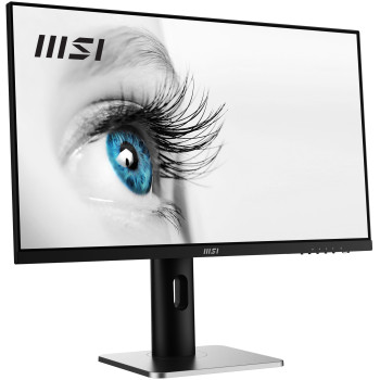 MSI Pro MP273QPDE monitor komputerowy 68,6 cm (27") 2560 x 1440 px Wide Quad HD LED Czarny, Srebrny