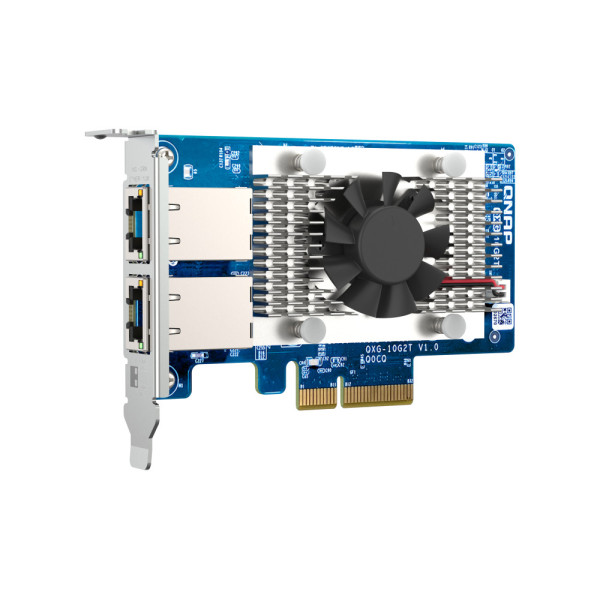 QNAP QXG-10G2T karta sieciowa Wewnętrzny Ethernet 10000 Mbit s QNAP QXG-10G2T karta sieciowa Wewnętrzny Ethernet 10000 Mbit s