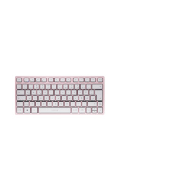 CHERRY KW 7100 MINI BT klawiatura Bluetooth QWERTZ Niemiecki Różowy