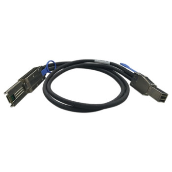 QNAP CAB-SAS30M-8644-8088 kabel SAS 1 m Czarny, Metaliczny