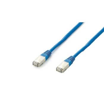 Equip 605636 kabel sieciowy Niebieski 10 m Cat6a S FTP (S-STP)