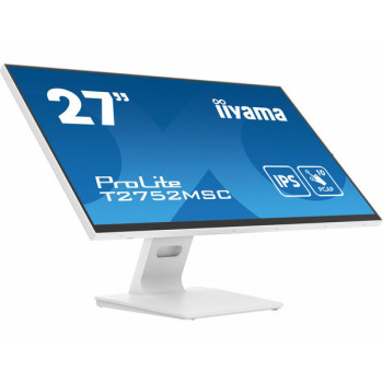 iiyama ProLite T2752MSC-W1 monitor komputerowy 68,6 cm (27") 1920 x 1080 px Full HD LED Ekran dotykowy Biały