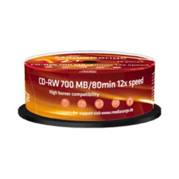 MediaRange CD-RW 700MB 25pcs Spindel 12x