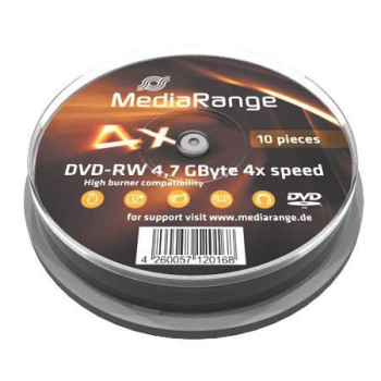 MediaRange DVD-RW Disc 4x 4,7GB (10)