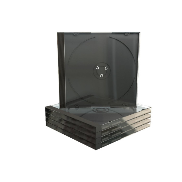 MediaRange CD/DVD Storage Media Case 5pcs/box, Black MediaRange CD/DVD Storage Media Case 5pcs/box, Black