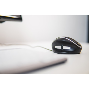 BakkerElkhuizen Oyster Mouse Wired myszka Oburęczny USB Typu-A Laser 1200 DPI