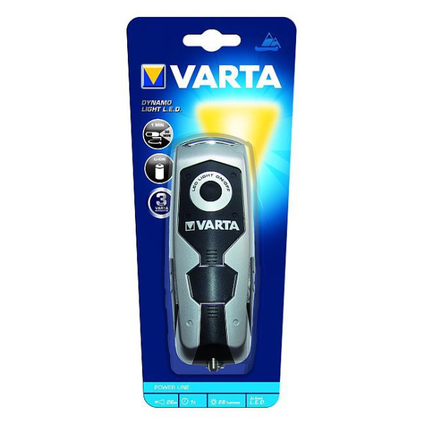 Varta Dynamo Light LED Czarny, Szary Latarka ręczna Varta Dynamo Light LED Czarny, Szary Latarka ręczna