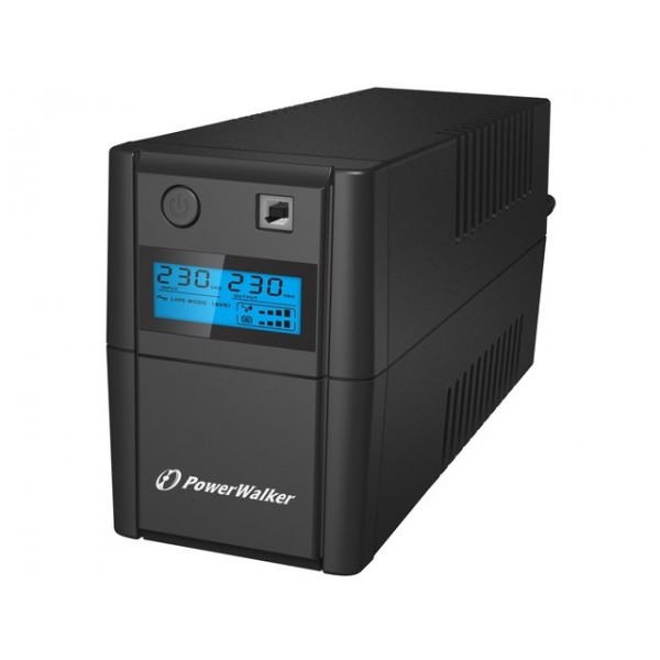UPS LINE-INTERACTIVE 650VA, 4x IEC, RJ11 IN/OUT, USB, LCD UPS LINE-INTERACTIVE 650VA, 4x IEC, RJ11 IN/OUT, USB, LCD