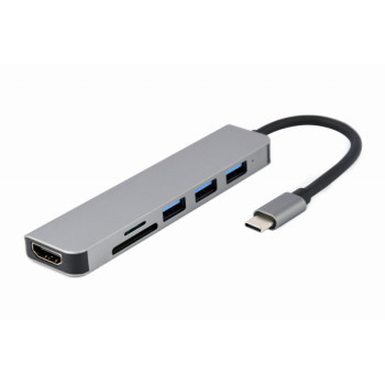 CableXpert Multi Port Adapteris USB Type A-CM-COMBO6-02