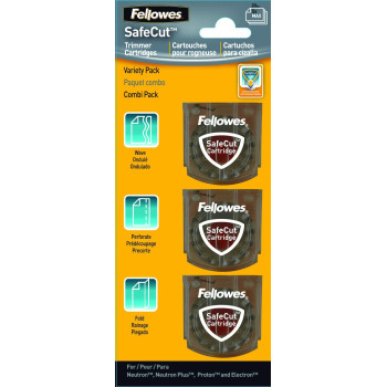 Fellowes Safecut Replacement Blades - 3 Pack