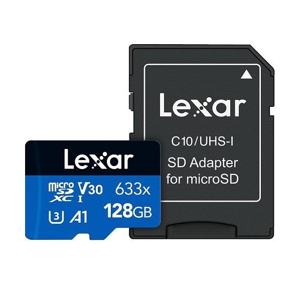 MEMORY MICRO SDXC 128GB UHS-I/W/ADAPTER LSDMI128BB633A LEXAR MEMORY MICRO SDXC 128GB UHS-I/W/ADAPTER LSDMI128BB633A LEXAR
