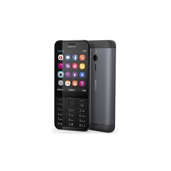 BAZAR - Nokia 230 Dual SIM, Dark Silver - poškozený obal