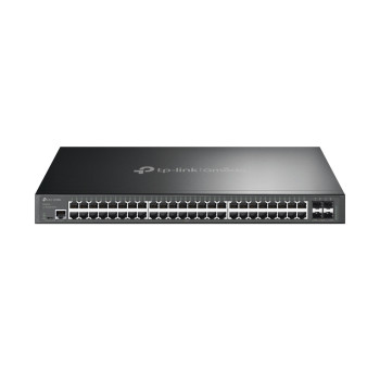 TP-Link Omada SG3452X łącza sieciowe Zarządzany L2+ Gigabit Ethernet (10 100 1000) 1U Czarny