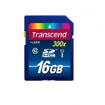MEMORY SDHC 16GB UHS-I 300X/C10 TS16GSDU1 TRANSCEND