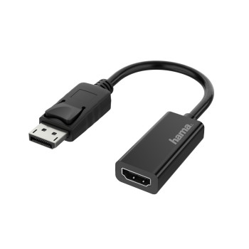 Hama 00200335 adapter kablowy DisplayPort HDMI Czarny