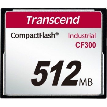 MEMORY COMPACT FLASH 512MB/SLC TS512MCF300 TRANSCEND