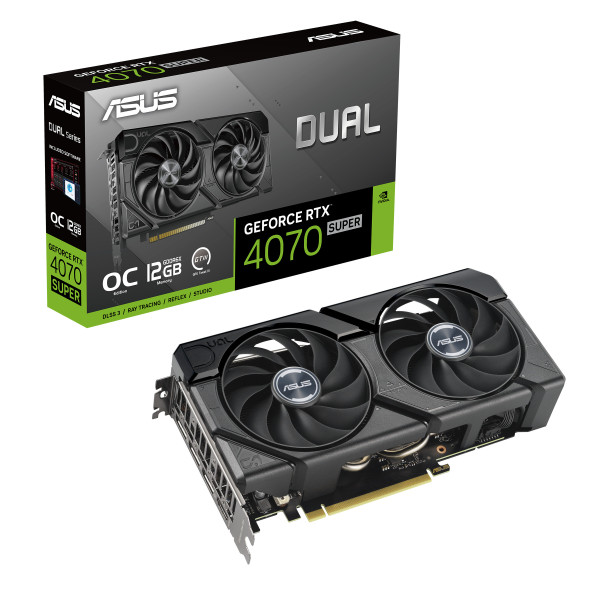 ASUS Dual -RTX4070S-O12G-EVO NVIDIA GeForce RTX 4070 SUPER 12 GB GDDR6X ASUS Dual -RTX4070S-O12G-EVO NVIDIA GeForce RTX 4070 SUPER 12 GB GDDR6X