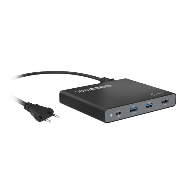 j5create JCDP392-EN huby i koncentratory USB 3.2 Gen 1 (3.1 Gen 1) Type-C 5000 Mbit s Czarny j5create JCDP392-EN huby i koncentratory USB 3.2 Gen 1 (3.1 Gen 1) Type-C 5000 Mbit s Czarny