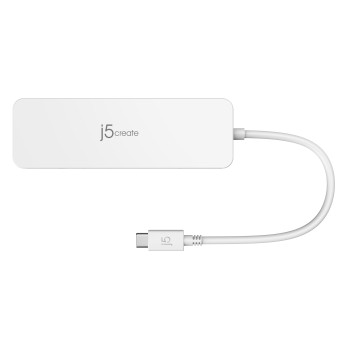 j5create JCD373 USB 3.2 Gen 1 (3.1 Gen 1) Type-C Biały