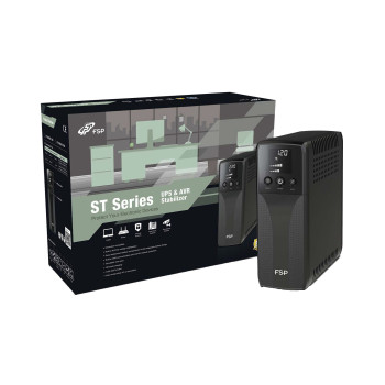 FSP ST 850 zasilacz UPS Technologia line-interactive 0,85 kVA 510 W 4 x gniazdo sieciowe