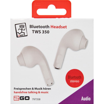 2GO Bluetooth Headset TWS 350 weiss