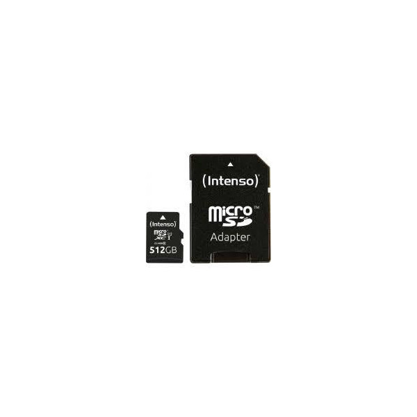 PAMIĘĆ MICRO SDXC 512GB UHS-I W/ADAPTER 3423493 INTENSO PAMIĘĆ MICRO SDXC 512GB UHS-I W/ADAPTER 3423493 INTENSO