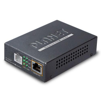 Planet 1-P 10/100/1000T 802.3at PoE+ Ethernet to VDSL2 Converter 30a profile w/ G.vectoring, RJ11, 30-watt 802.3at PoE+ PSE