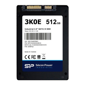 Dysk SSD Silicon Power 3K0E Industrial 512GB 2.5” SATA3 (530/520 MB/s)
