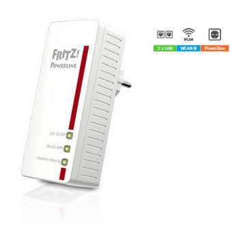 Adapter FRITZ! Powerline 540E WiFi N300 2xRJ45