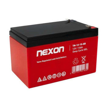 Akumulator żelowy Nexon TN-GEL-15 12V 15Ah - głębokiego rozładowania i pracy cyklicznej