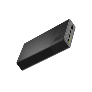 Powerbank PowerPlay 20S Czarny 20000mAh 22,5W 3x USB-C 1x USB-A