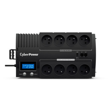 CyberPower BR1000ELCD-FR zasilacz UPS Technologia line-interactive 1 kVA 600 W 8 x gniazdo sieciowe