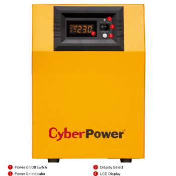 CyberPower CPS1500PIE zasilacz UPS Podwójnej konwersji (online) 1,5 kVA 1050 W 3 x gniazdo sieciowe