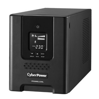 CyberPower PR3000ELCDSL zasilacz UPS Technologia line-interactive 3 kVA 2700 W 9 x gniazdo sieciowe