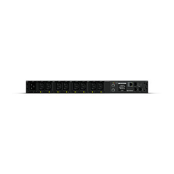 CyberPower PDU41005 rozdzielacz zasilania PDU 8 x gniazdo sieciowe 1U Czarny
