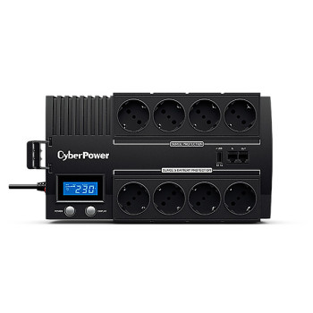 CyberPower BR700ELCD zasilacz UPS Technologia line-interactive 0,7 kVA 420 W 8 x gniazdo sieciowe