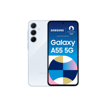 Samsung Galaxy A55 5G 16,8 cm (6.6") Hybrid Dual SIM Android 14 USB Type-C 8 GB 256 GB 5000 mAh Niebieski